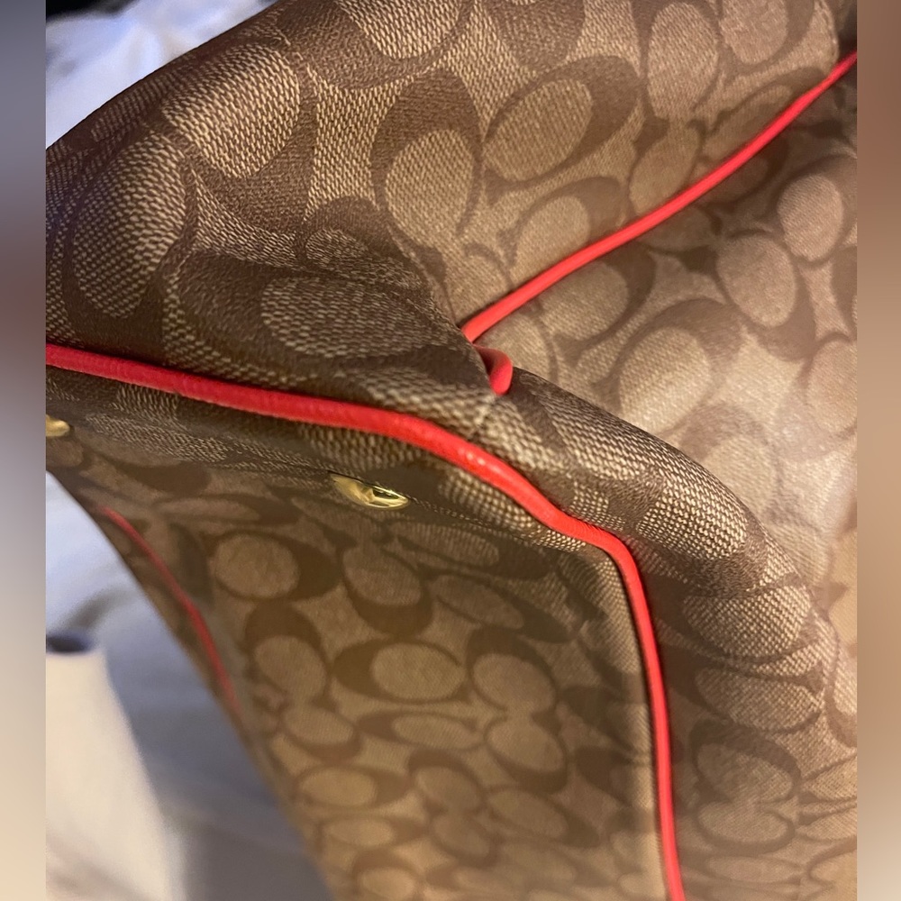 COACH Diaper / Gym / Laptop / Travel Shoulder Bag Tote - Picture 9 of 16